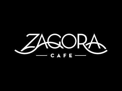 Zagora Cafe brand cafe desert hills idenity logo moroccan morocco restaurant vector z zagora