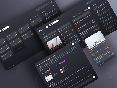 Trello Redesign app challenge dark design download free freebie management redesign saas trello uplabs