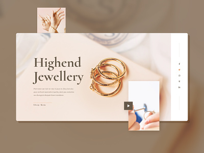 Jewellery - Layout pack clean design elite interface minimal shop store typography ui ux web