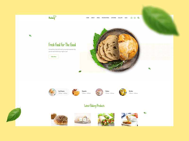 Home page version - Bakery