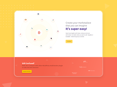 Dokan - landing page