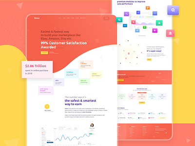 Dokan - landing page