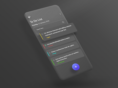 To-do List app black clean dailyui dark dark app dark mode dark ui design interface minimal style typography ui ux