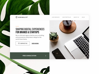 Minimalist Creative Agency Elementor WordPress Theme