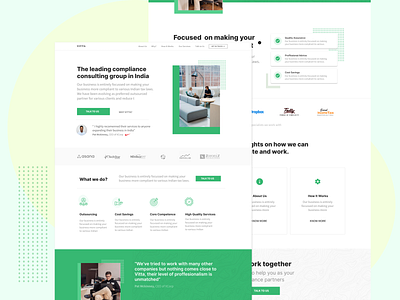 Business Consulting Landing Page