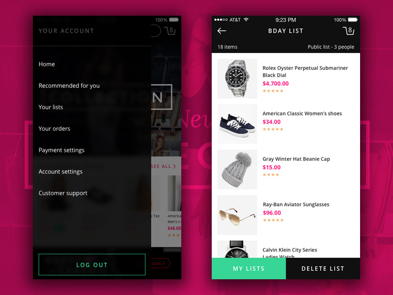 Store UI Kit ui kit ios iphone flat fresh web mobile ux ui store ecommerce clean