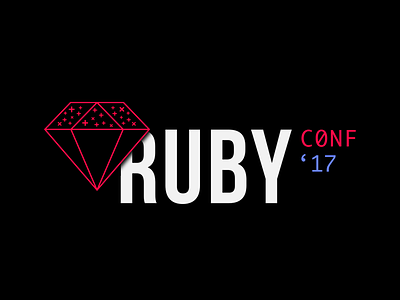 Ruby Conf Colombia 2017 clean colombia conference dark fresh logo ruby rubyconf visual design