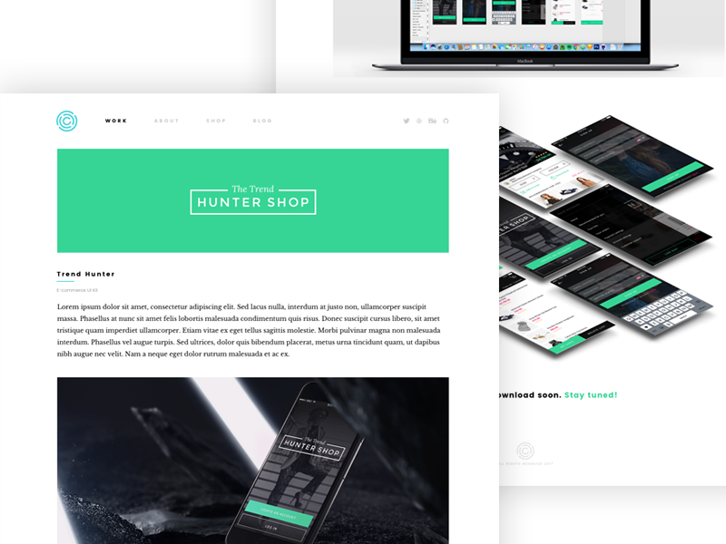 New website - Case study layout case study web design css green clean fresh ux ui portfolio website design web