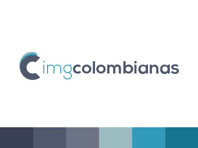 Imagenes Colombianas colombia colors identity logo stock web design