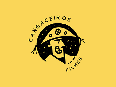 Cangaceiros Filmes films icon ilustration logo logotype minimal seal