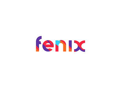 Fenix Agency agency branding icon logo logotype minimal typography