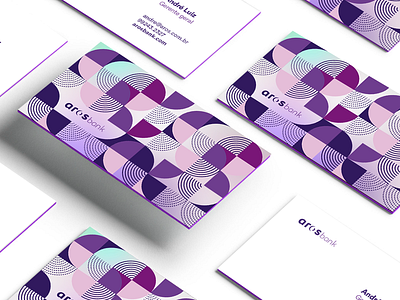 Aros Bank business card