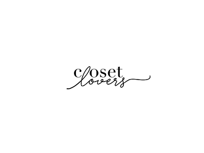 Closet Lovers Logo branding fashion ilustration logo logotype typography