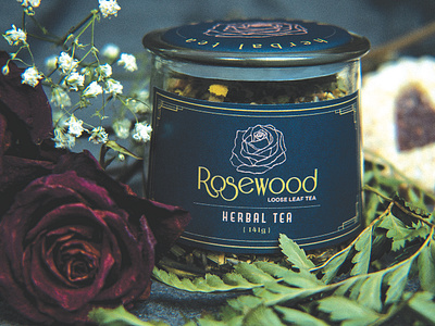 Rosewood Tea—Product Photography ai branding design design agency dribbble graphicdesign illustration logo mockup packaging photography product design product photography tea tea logo tea packaging typography