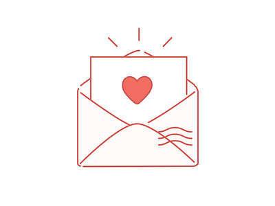 Mail email heart letter love mail subscription