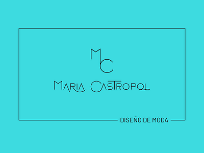 Branding Maria Castropol, fashion design branding logo design