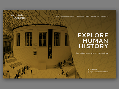 British Museum Website Concept