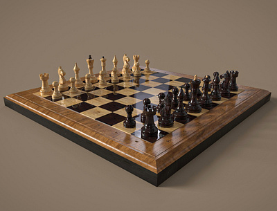 3D CHESS 3d boardgames chess cinema4d design gameart gameassets gameready logic props render sport strategy