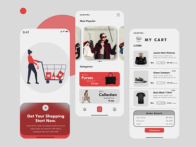 Online Shopping E-Commerce App Design 3d app design app ui app ui design app ui ux design design e comerce app design figma app design figma web design figma website ui ui design ui ux ux ux design