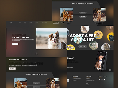 Adopt Your Pet Website Design adobt you pet website design animals artwork aurora bg design figma figma web design figma website new website concept pet website trendy ui ui design ui ux ui ux designer uidesigner uiux ux web design website concept