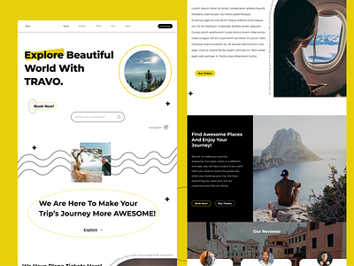 Travo - Travelling Website UI UX Design