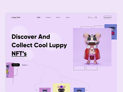 Luppy Club - NFT Website Landing Page