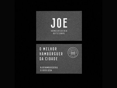 Joe Hamburgueria • Branding