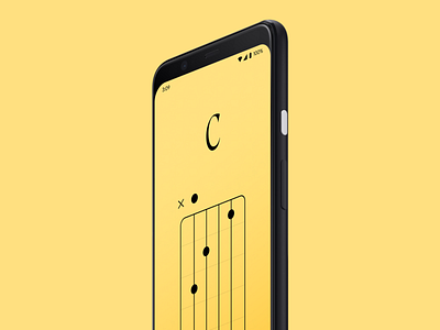 Colorful Chords - C app app design chords color dictionary interface music musician song sound