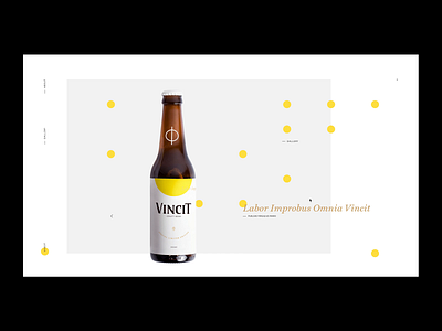 Vincit Beer - Special Edition beer brazilian design designer digital graphic interaction interface layout minimal motion packaging portfolio site ui web web design website