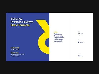 9th Bēhance Portfolio Reviews Belo Horizonte animation behance brazil brazilian design digital event graphic interaction interface minimal motion portfolio site ui web