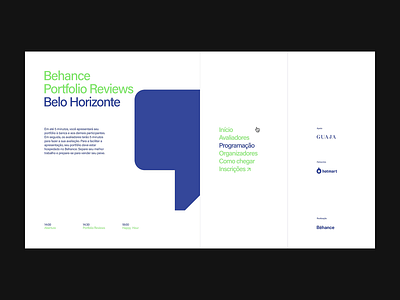 9th Bēhance Portfolio Reviews Belo Horizonte animated animation branding brazil brazilian design designer digital event graphic interaction interface minimal motion portfolio ui web