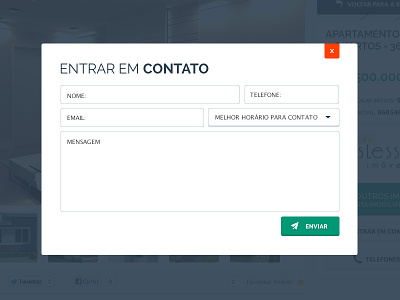 Contact box contact design experience form interface lightbox modal send ui user ux