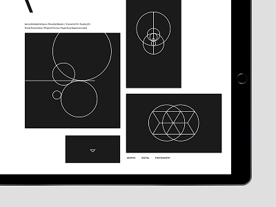 Vincit's Site concept design designer geometric golden ratio interaction jobs portfolio site web