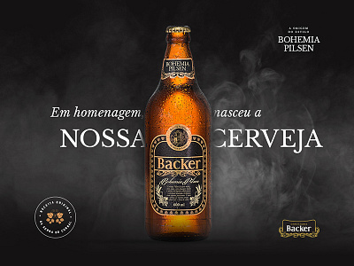 Backer Bohemia Pilsen - Social Media backer beer bohemia design graphic mg tag