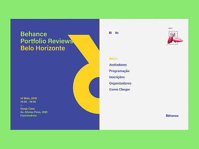 Behance Reviews 2016 - Home behance bh brazil design hotsite interface minas gerais reviews site