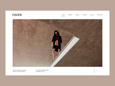 Faven - Home brasil brazilian design digital minimal page web