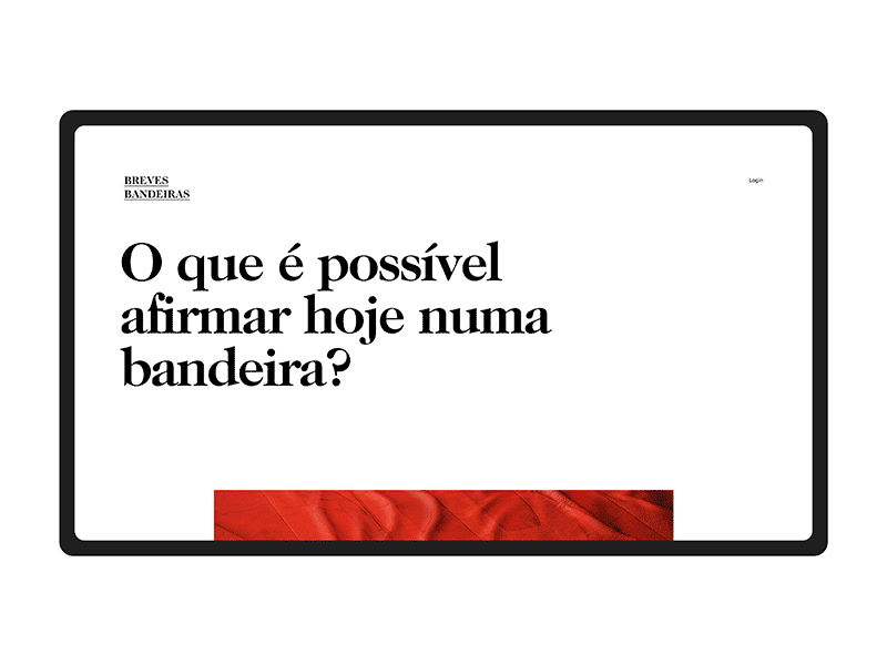 Breves Bandeiras - Auction Site black brazilian caslon countdown design font interface minimal serif type web