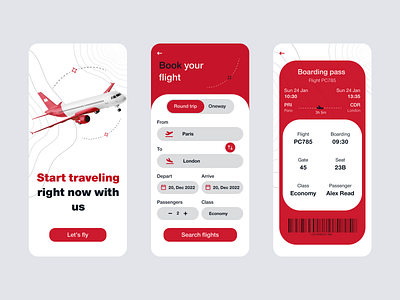 Daily UI 024 - Boarding Pass