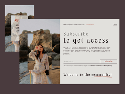 Subscribe Form - Daily UI 026
