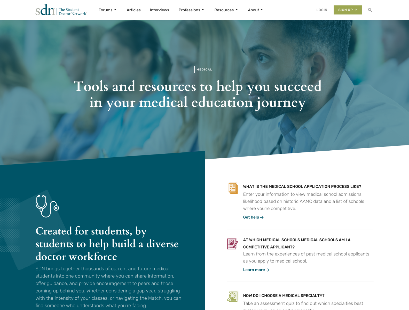 Student Doctor Network By Audentio On Dribbble