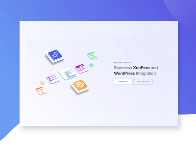 XPress Illustration agency animation branding community css design forum illustration landing page xenforo