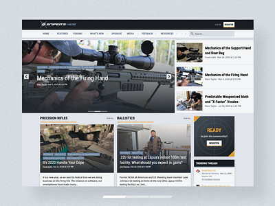 Project Highlight - Sniper's Hide agency animation branding community design forum gaming illustration landing page