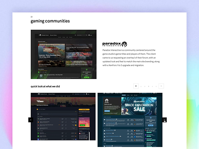 Project Highlight - Audentio Gaming Industry Case Studies agency animation branding case study community design esports forum game game design gamer gaming illustration industry landing page ui