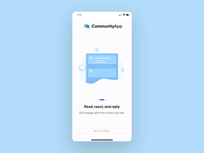 Community App - Discussions, Viewing Threads, and Reactions agency animation branding communities community design forum forums gaming illustration mobile app mobile app design mobile ui native native app online community push notifications ui xenforo
