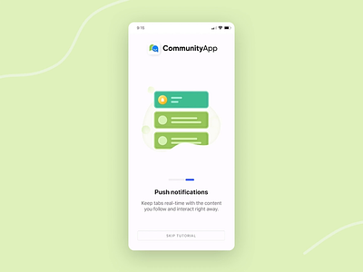 Community App - Check out private messages and more! agency animation community community app design forum gaming illustration mobile app mobile app design native app online communities