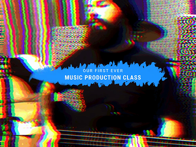 Class Ad for Syngates School ad advertisement agency camtasia chaotic design facebook guitar guitar school guitars insta music notice notification rainbow students symmetry ui