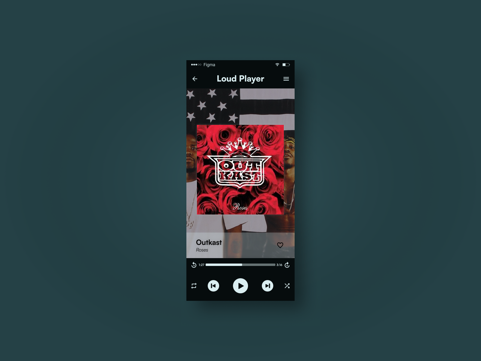 LOUD Music Player by Janis Pavulans on Dribbble