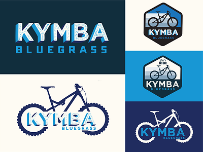 KYMBA Bluegrass rebrand branding logo design mountain biking mtb