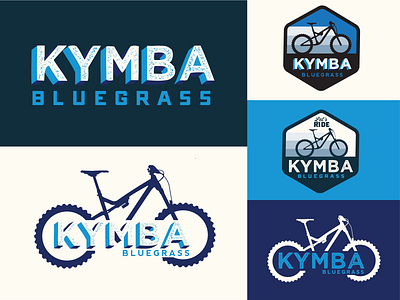 KYMBA Bluegrass rebrand branding logo design mountain biking mtb