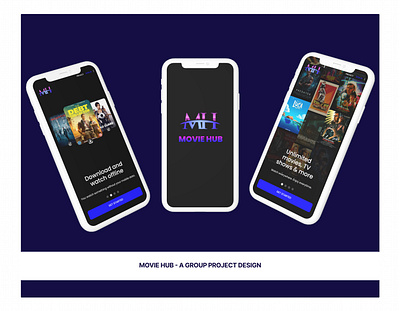 Movie Hub figjam figma product design ui ux ux design
